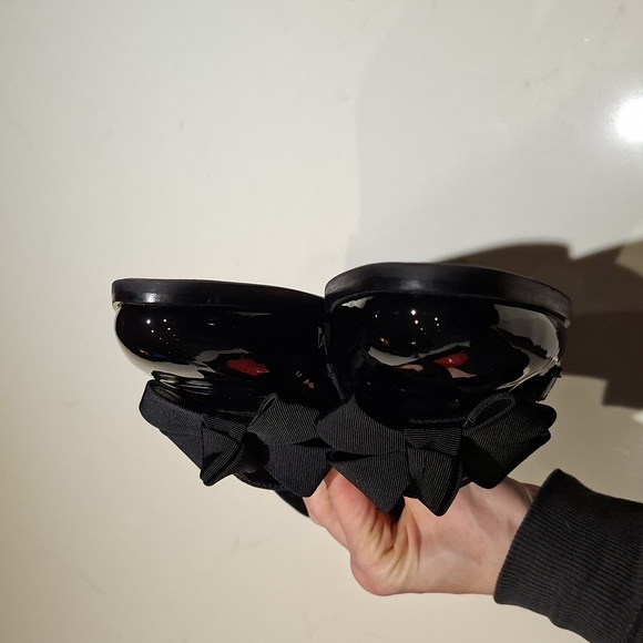 NWOT Brown's Couture "Tulip" Black Patent Loafers w/ Bow Detail (EU38/US7.5) - Picture 6 of 9